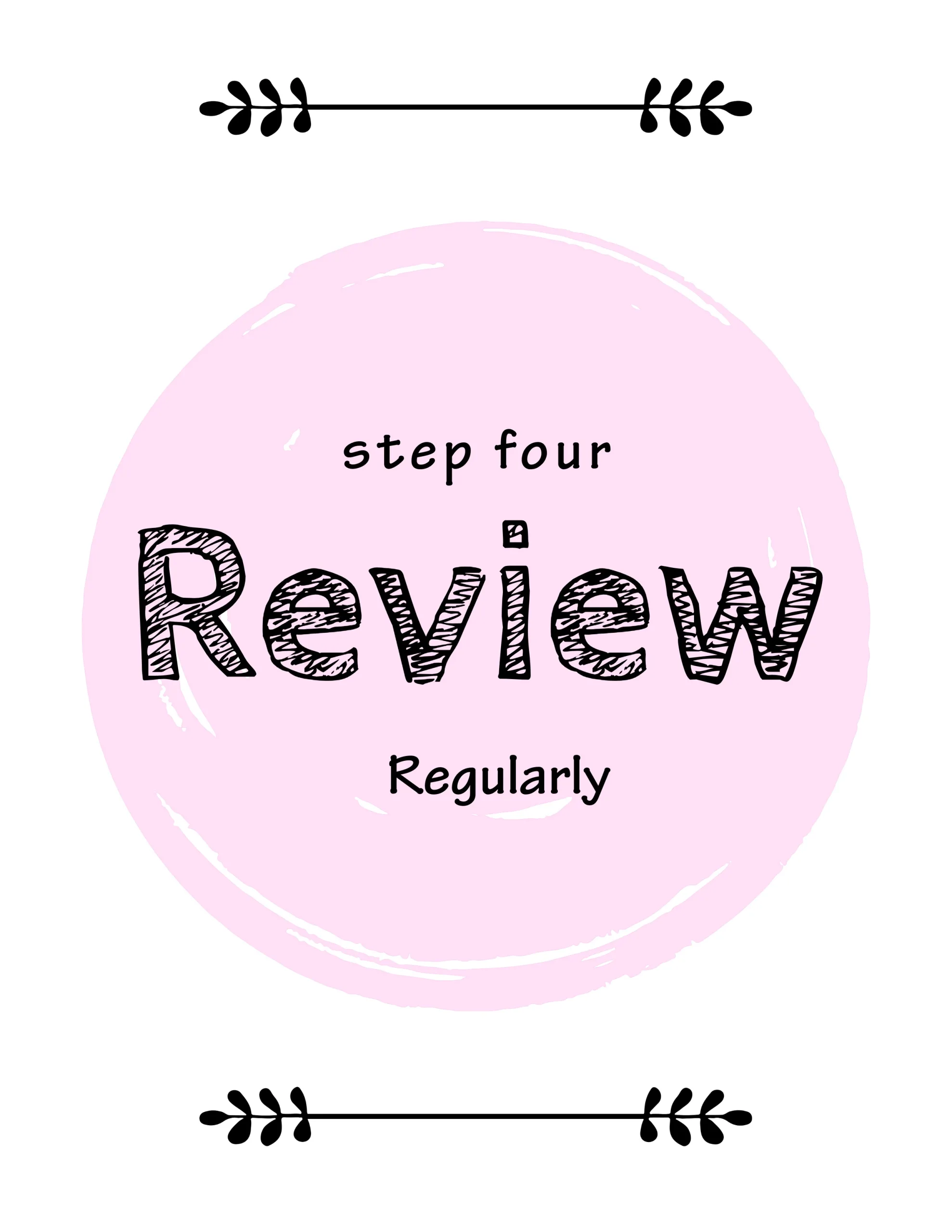 STEP 4 OF SMART GOALS REVIEW REGULARLY