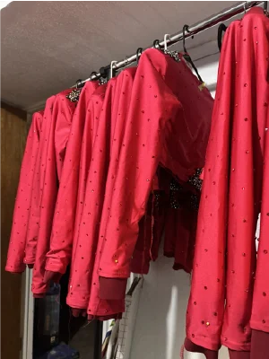 our story sewn 2 dance PERFORMANCE GROUPS RED DANCE JACKETS