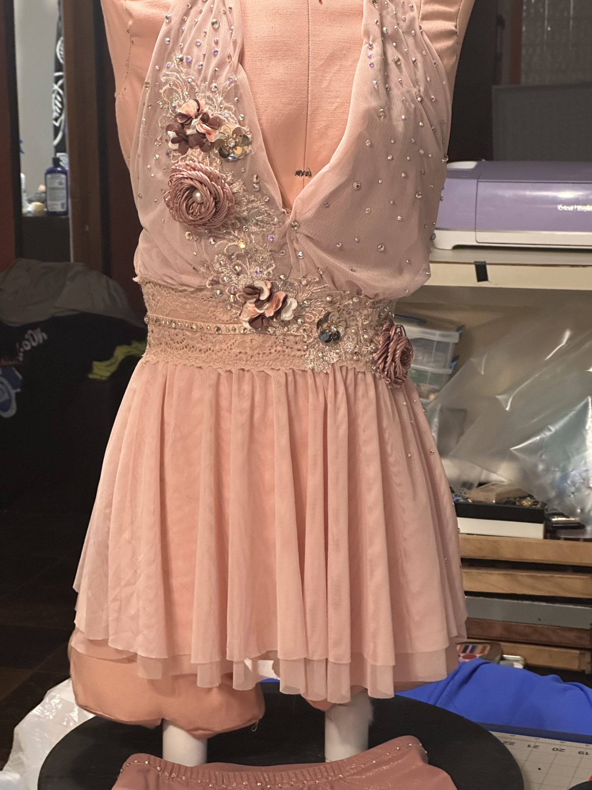 alteration of costume of pink lyrical